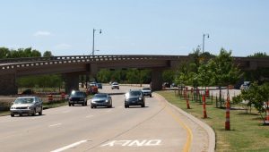 Gerault Flyover at FM 2499 in south Flower Mound.