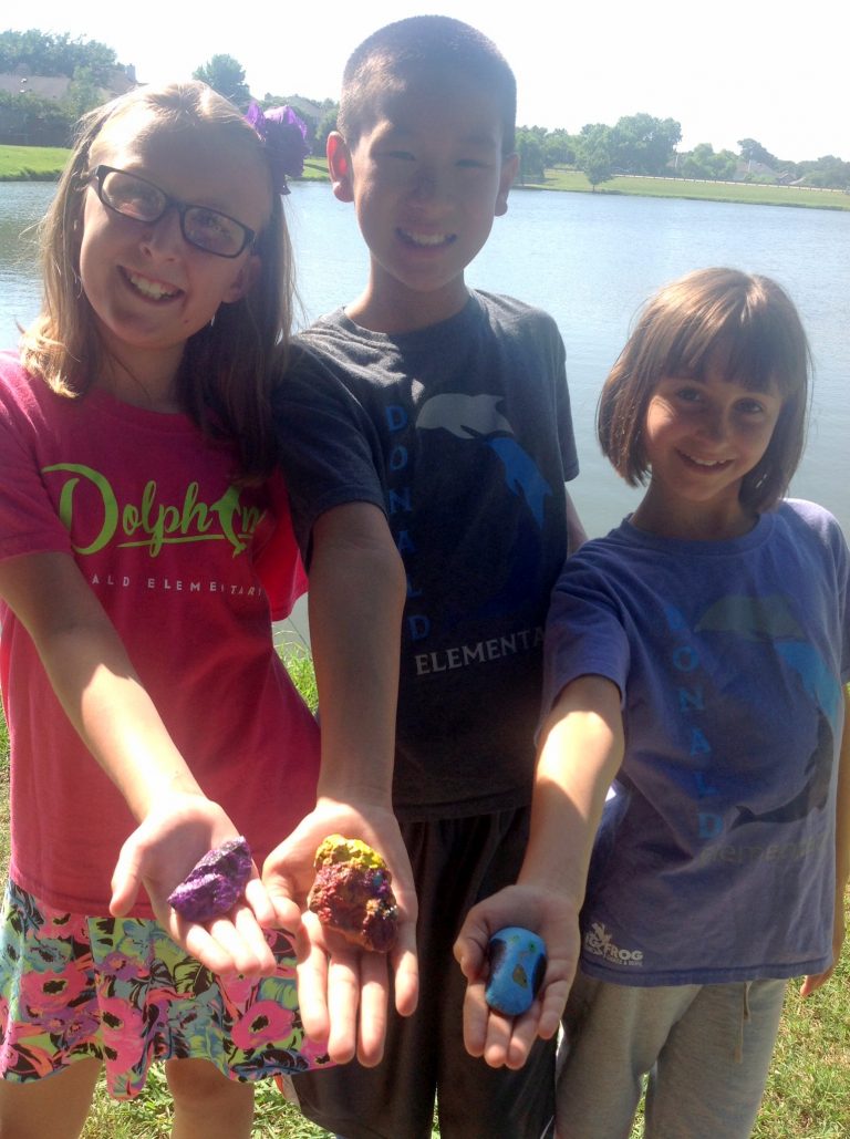 Southern Denton county hit by painted rocks