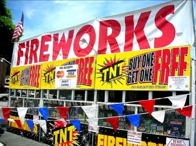 Fireworks not allowed in most local towns
