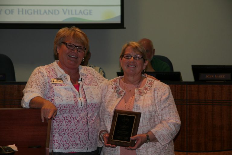 Highland Village secretary earns regional award