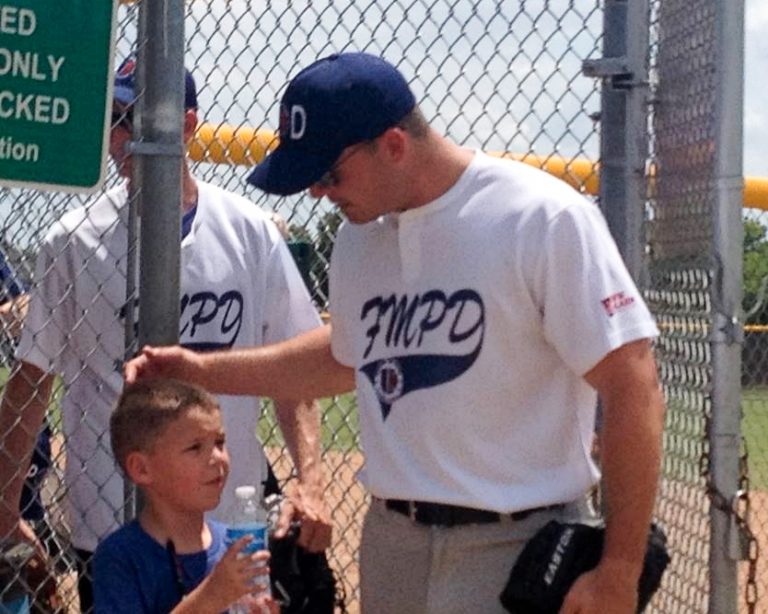 Flower Mound police beat fire in softball game