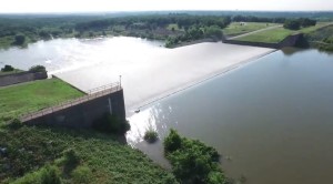 Lake Grapevine's waters spilled over its limits due to flooding earlier this month.