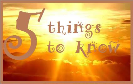 Five things to know today