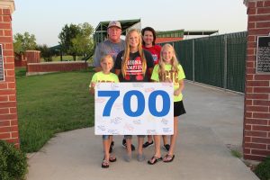 Softball is a family affair for NCTC head coach Van Hedrick. All three of his daughters play the sport. Pictured are (left to right) Autumn, Van, Ashley, Robyn and Allison (Photo courtesy of NCTC) 