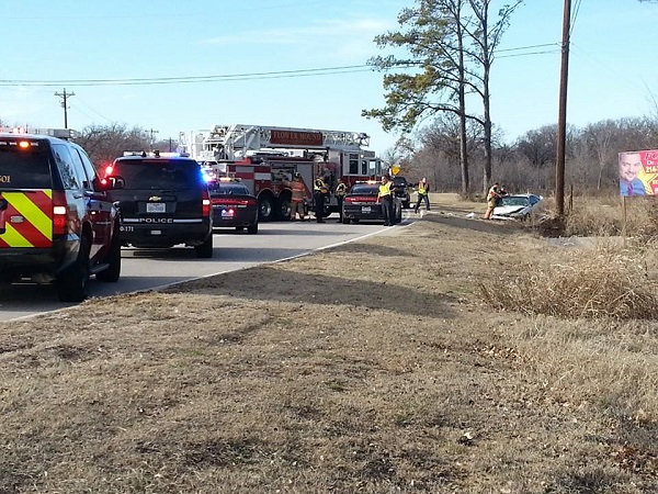 Driver who flipped car on FM 2499 being treated for medical condition