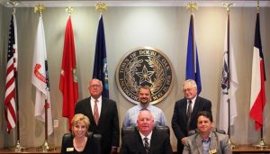 Back Row (left to right): Steve Durbin. Dr. Ara Minassian, John Maynor Front Row (left to right): Anita Nelson, mayor pro-tem, Mike Donnelly, mayor,   John Dondrea, deputy mayor pro-tem (Photo Courtesy: Double-Oak.com)