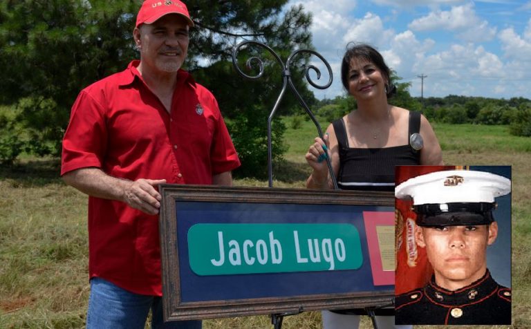 Flower Mound road dedicated to fallen Marine