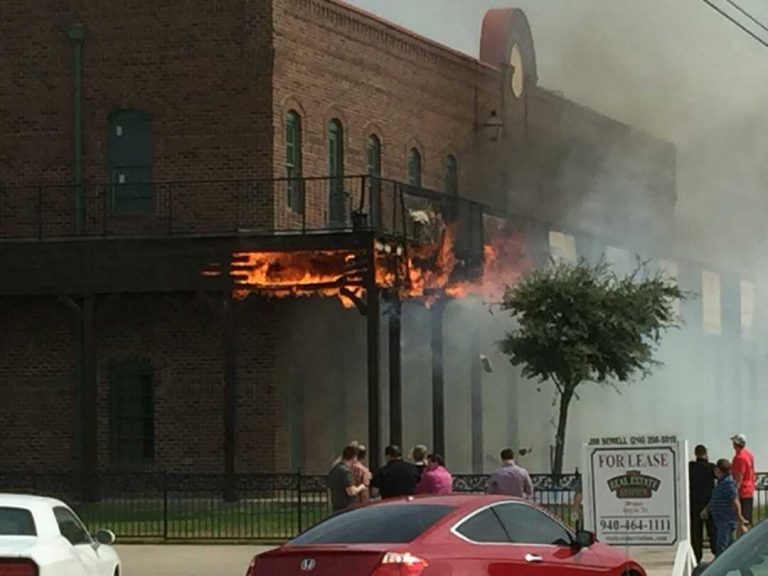 Fire damages Argyle office building