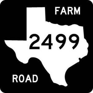 FM 2499 sign