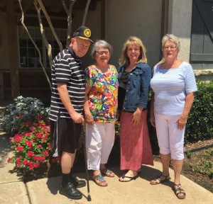 Bob Thompson, Jane Thompson, Perri Lawrence and Linda Krimm (Photo Credit: Jane Thompson).