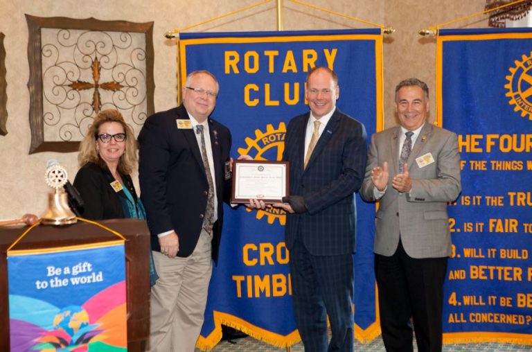 Cross Timbers Rotary Club receives official charter