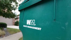 Waste Management trash can