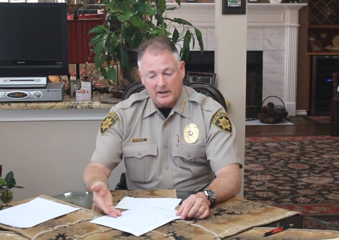 Sheriff responds to campaign filing question