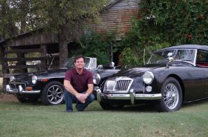 Bryan Hutchinson loves classic cars and uses his hobby to help others in need. (Photo by Madison Hutchinson)