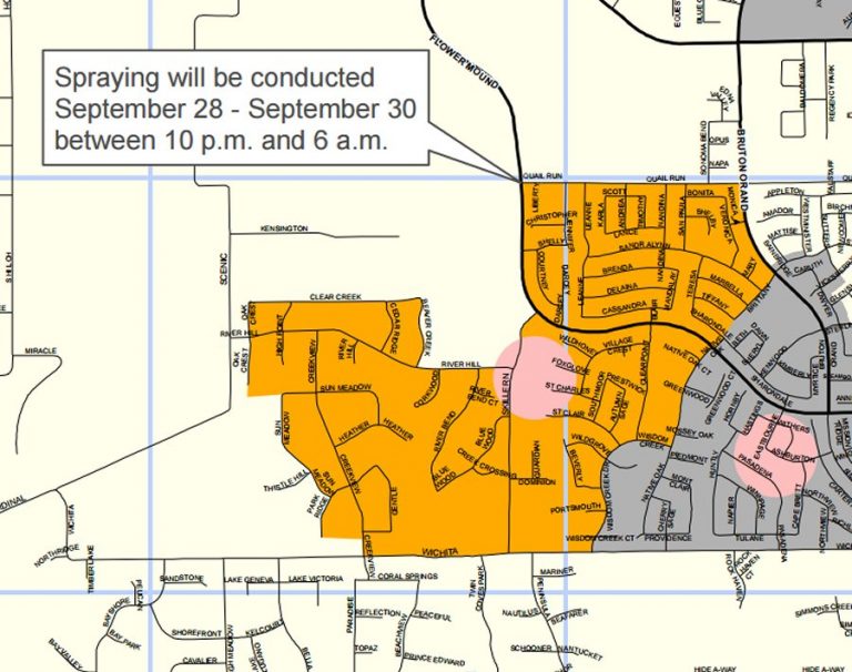 Flower Mound to conduct mosquito spraying