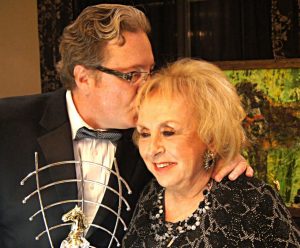 Ranch Hand Rescue founder Bob Williams and actress Doris Roberts.