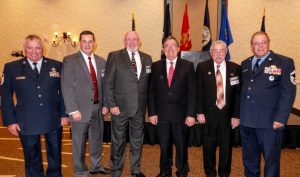 Pictured left to right: Andre “Frenchy” Rheault, Forrest Beadle, Jack Bailey, Congressman Michael Burgess, Doug Brown, Gary Steele.