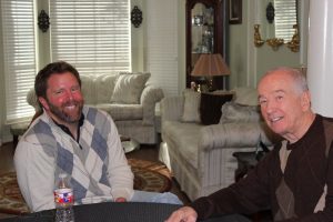 Jason Adams, Managing Partner at Day One Consulting LLC, and Bob Weir (Photo and video by Netsky Rodriguez)