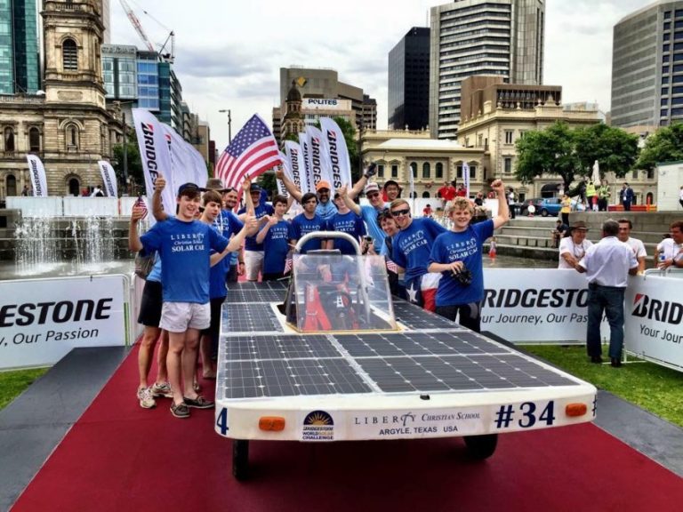 Liberty Christian’s Solar Car Team returns from Australia