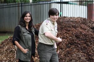 Vanessa Bailey, organizer of the Common Ground Community Garden, and Clancy Hicks are ready to get their hands dirty for the hungry. 