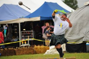 Bob Kneip of Argyle competes in the Scottish Highland Games regularly and with good results.