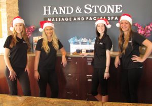 The staff at Hand and Stone Massage and Facial Spa in Flower Mound can take care of your holiday gift needs and help you de-stress during this busy season.