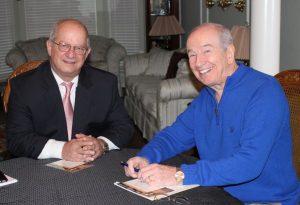 2nd Appellate District of Texas Court of Appeals candidate Bill Ray and Bob Weir. (Photo and video by Netsky Rodriquez)