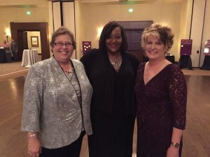 Denton County Friends of the Family's first Executive Director, Fran Danis; current Executive Director, Toni Johnson-Simpson; former Executive Director, Sheryl Sutterfield Jones.