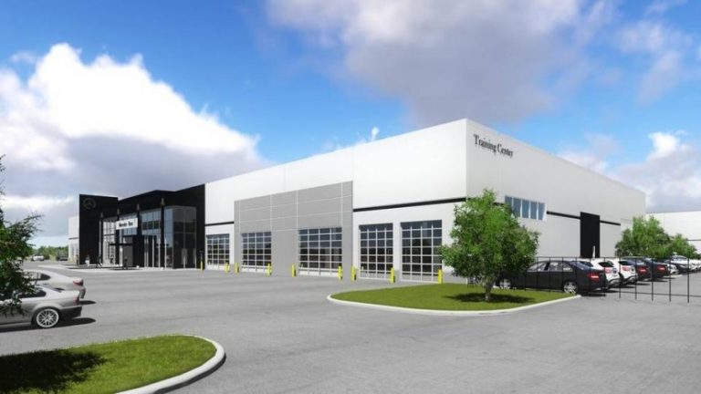 Flower Mound/Grapevine land Mercedes-Benz distribution center, training facility