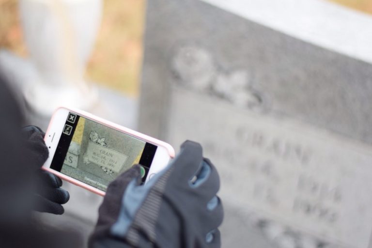 Teens use technology to document graves