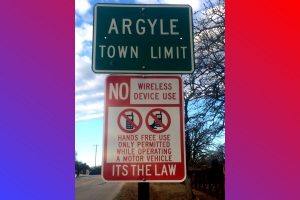 hands free law sign argyle