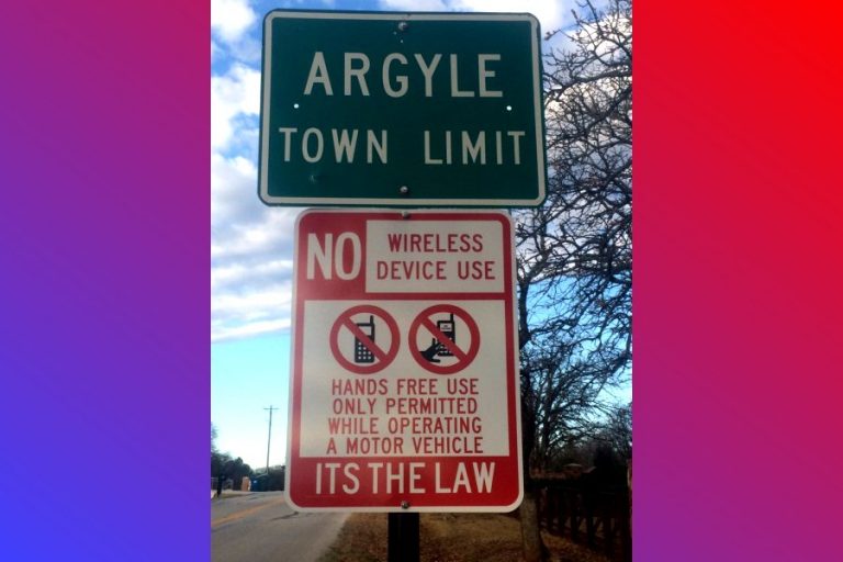 Argyle’s hands-free law now in effect