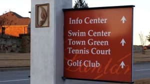 lantana amenities sign