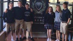 Argyle Youth Advisory Council members from Liberty Christian School (left to right): Dalton Weed, Grant Griffith, Connor Price, Payton Elsey, Caleb Allison. Not pictured: Madison Crow and Ben Khoshbin.