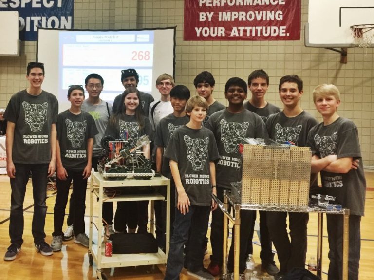Flower Mound High School students take top honors at robotics competition