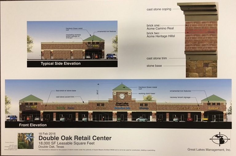 Double Oak considers strip center