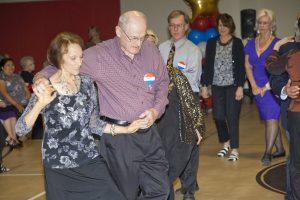 Local seniors cut a rug at last year's 2nd Time Prom. (Photo by Richard Wade)