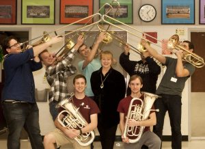 Band Director Amanda Drinkwater followed her passion for music and racks up awards for Marcus High School. (Photo by Helen’s Photography)