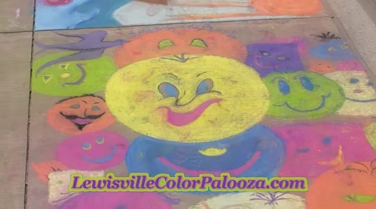 Chalk up fun at ColorPalooza