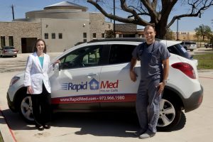 Rapid Med Urgent Care’s Michelle Triche and Anton Appelqvist will be making house calls. (Photo by Helen’s Photography)