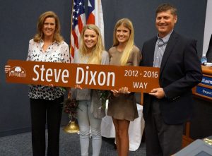 Steve Dixon and family.