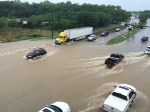 Flower Mound Emergency crews captured these photos moments before flash flooding forced some significant road closures, in and around Flower Mound on June 2, 2016.