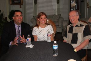 Dan Leal, Executive Director of CACDC, Jody Smith, and Bob Weir. Photo and video by Netsky Rodriguez