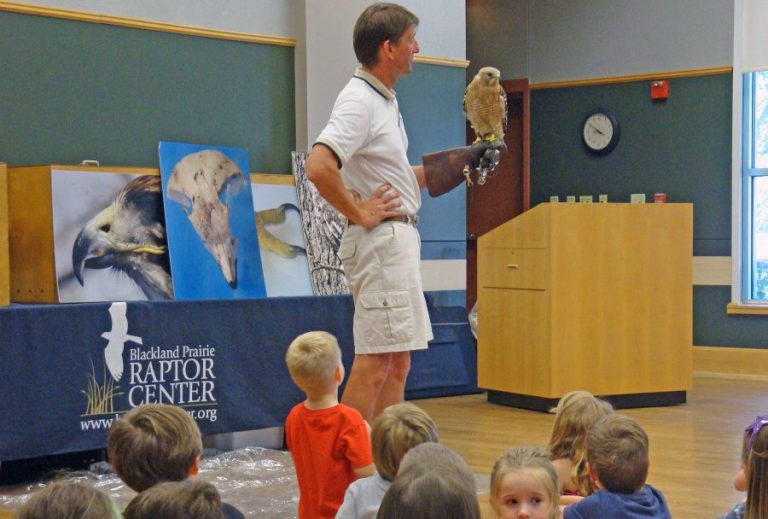 “Raptors of Texas” soars into library