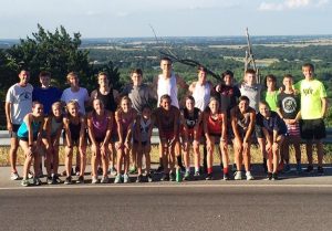 Liberty Christian School's Cross Country team.