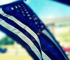 blue lives matter flag