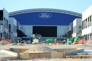 Front view of the Ford Center. (Photo by Steve Southwell/The Lewisville Texan Journal)