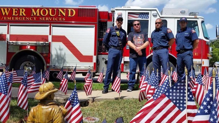 Flag tribute honors heroes of 9/11