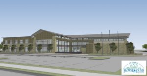 Rendering of Flower Mound’s new town hall.