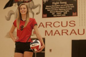 Marcus senior Kelly Greer excels in both academics and athletics, becoming the true embodiment of a student-athlete. (Photo by Helen’s Photography)